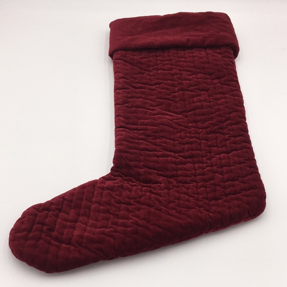 Pottery Barn Velvet Christmas Stocking “Dayton” - Picture 3 of 13